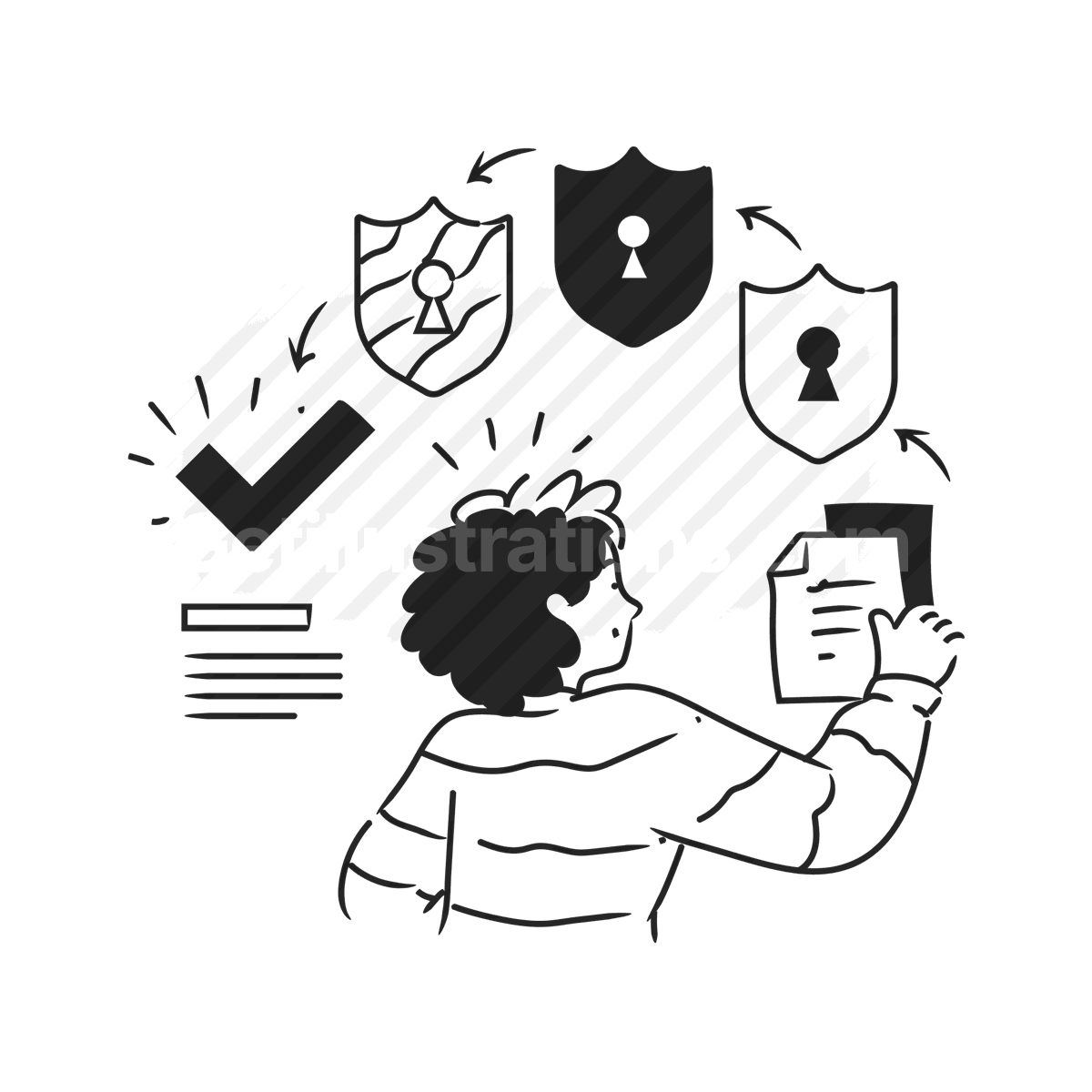 Security and Privacy illustration preview image